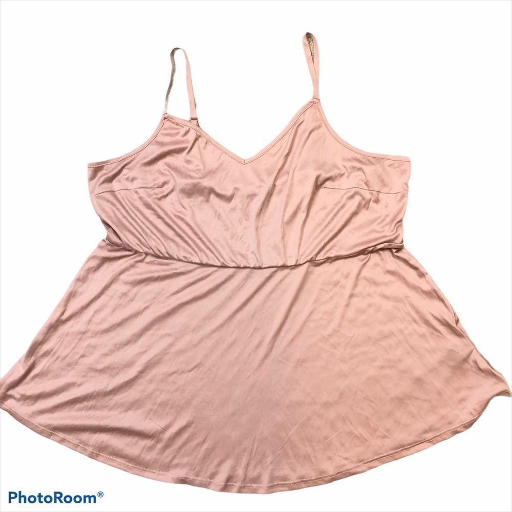 Torrid Blush Pink Loose Fit Cami Tank Top Size 1